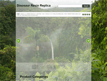 Tablet Screenshot of dinosaurresinreplica.com